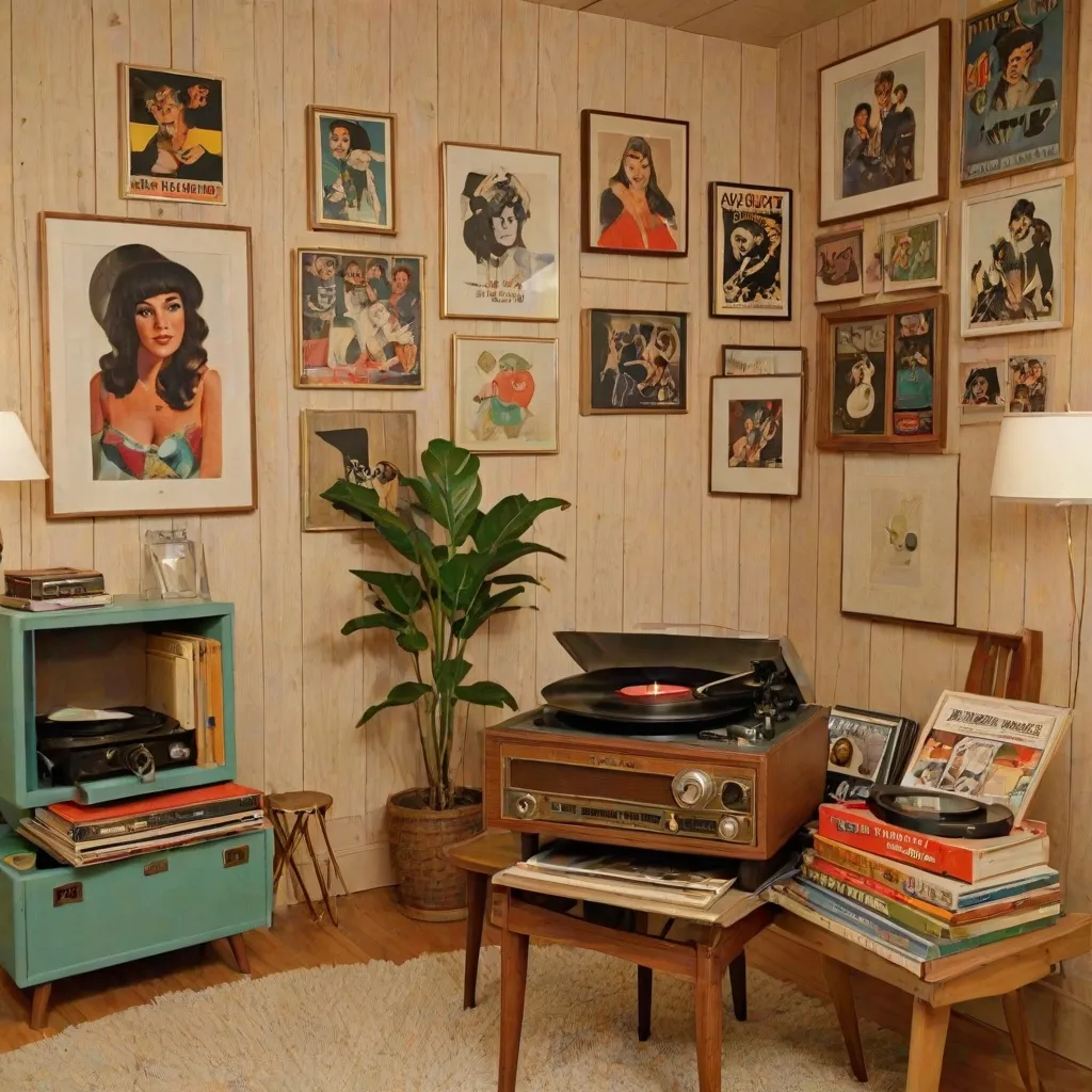 Jakie dekoracje ścienne pasują do stylu retro?